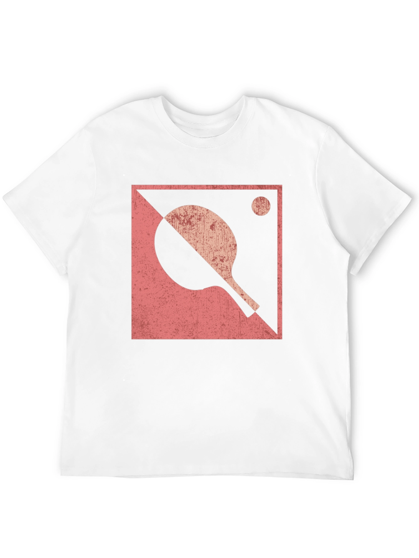 Ping Pong Paddle Graphic Tee - Black
