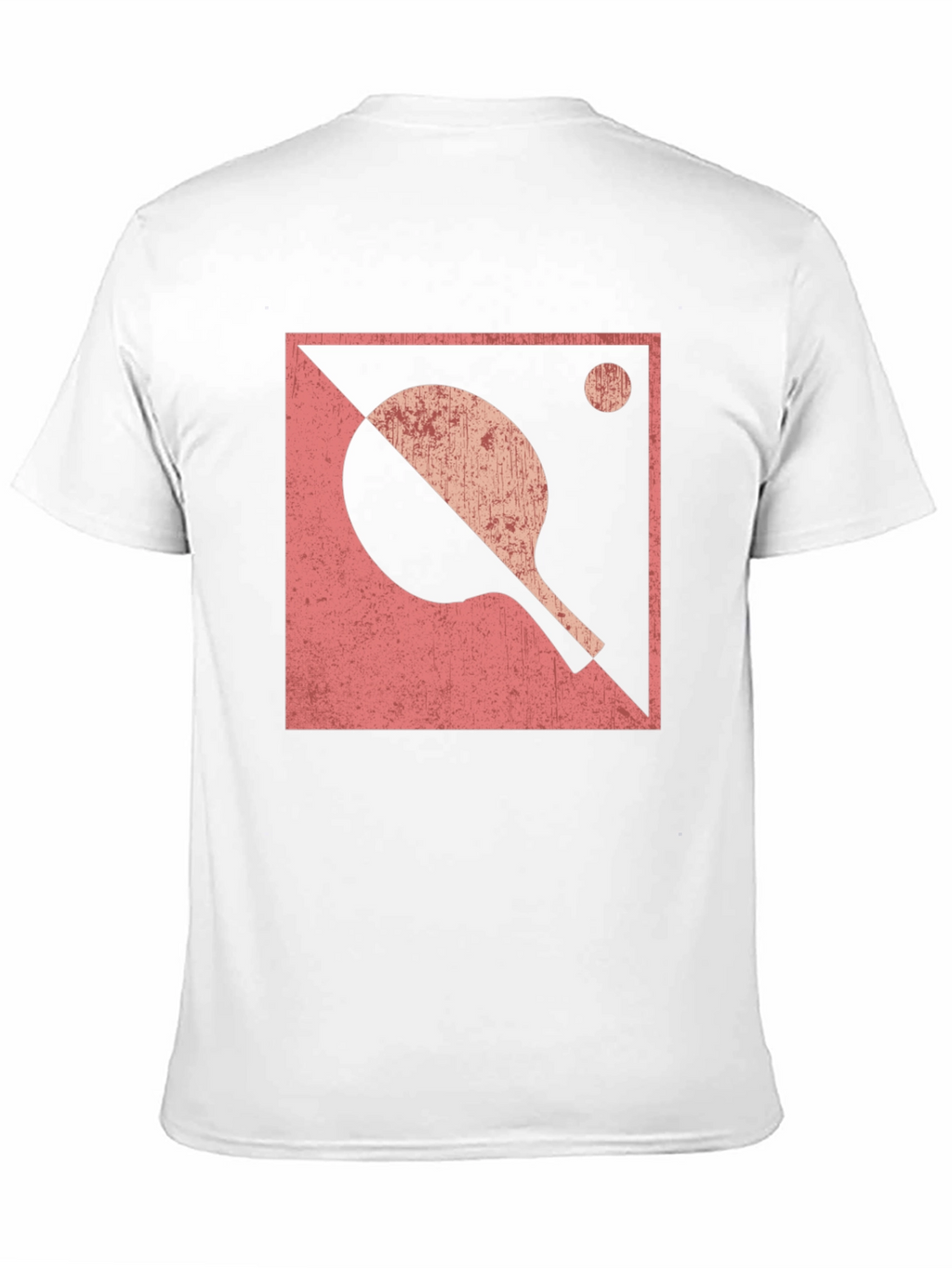 Ping Pong Paddle Graphic Tee - Black