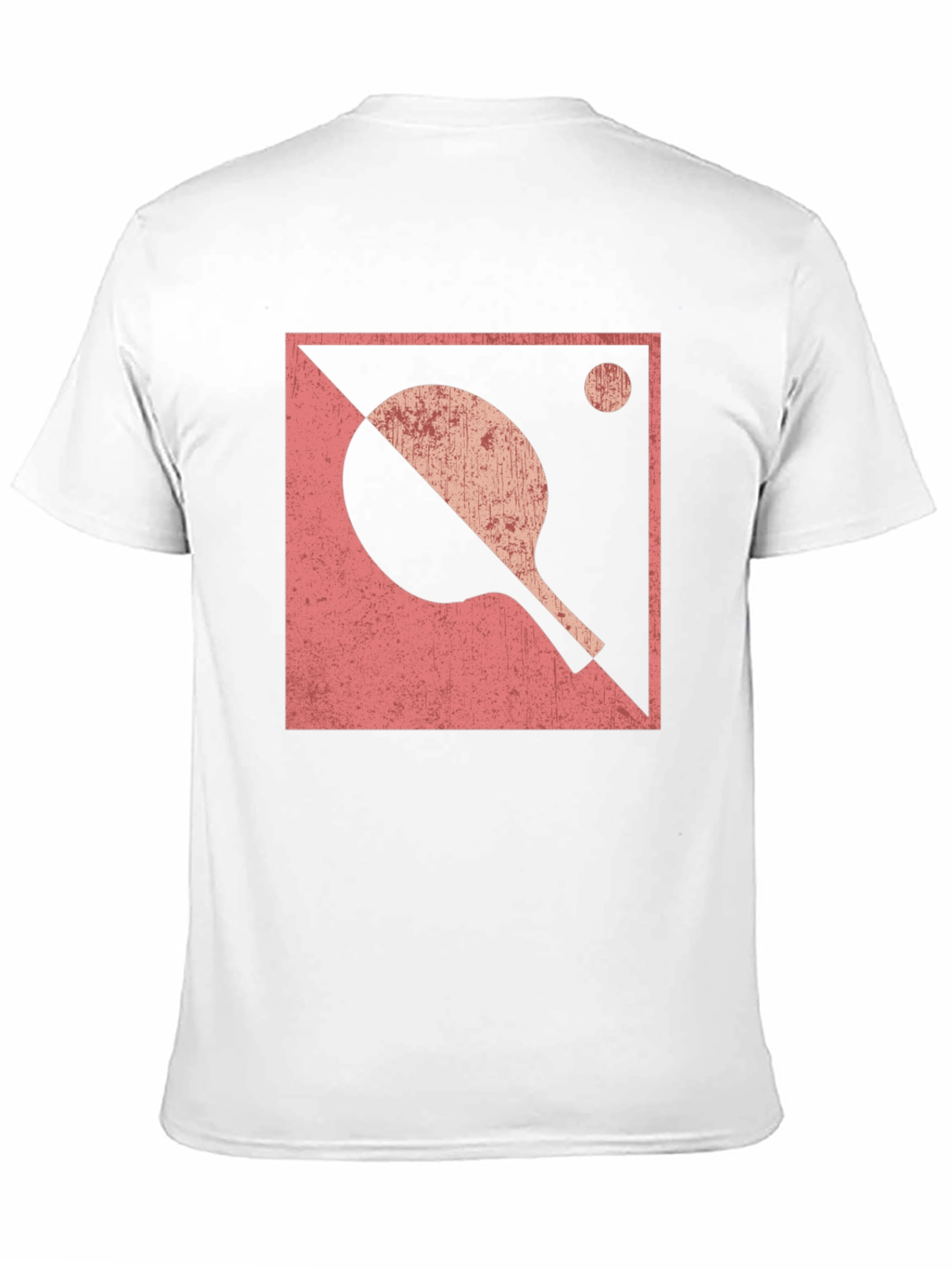 Ping Pong Paddle Graphic Tee - Black