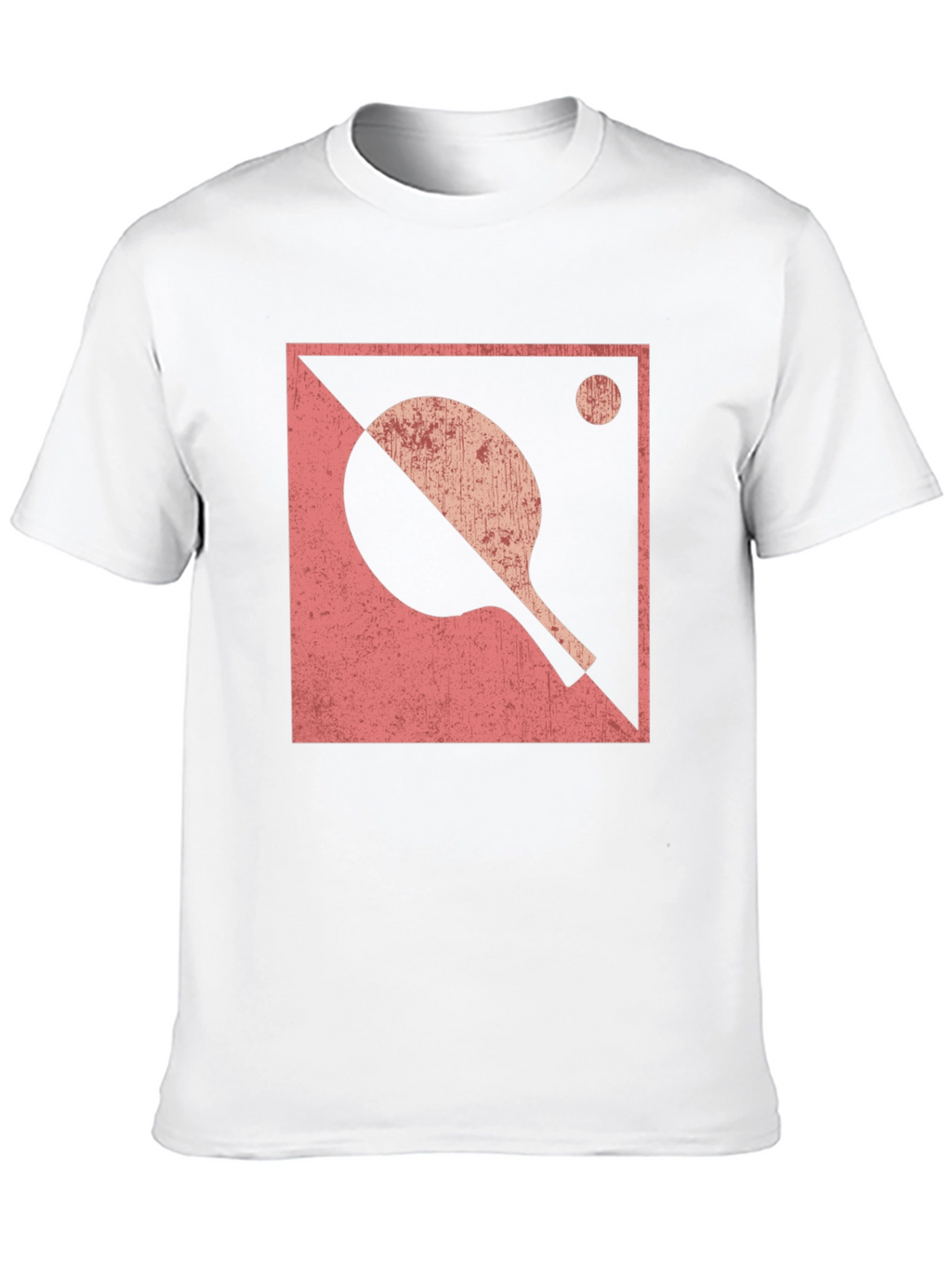 Ping Pong Paddle Graphic Tee - Black