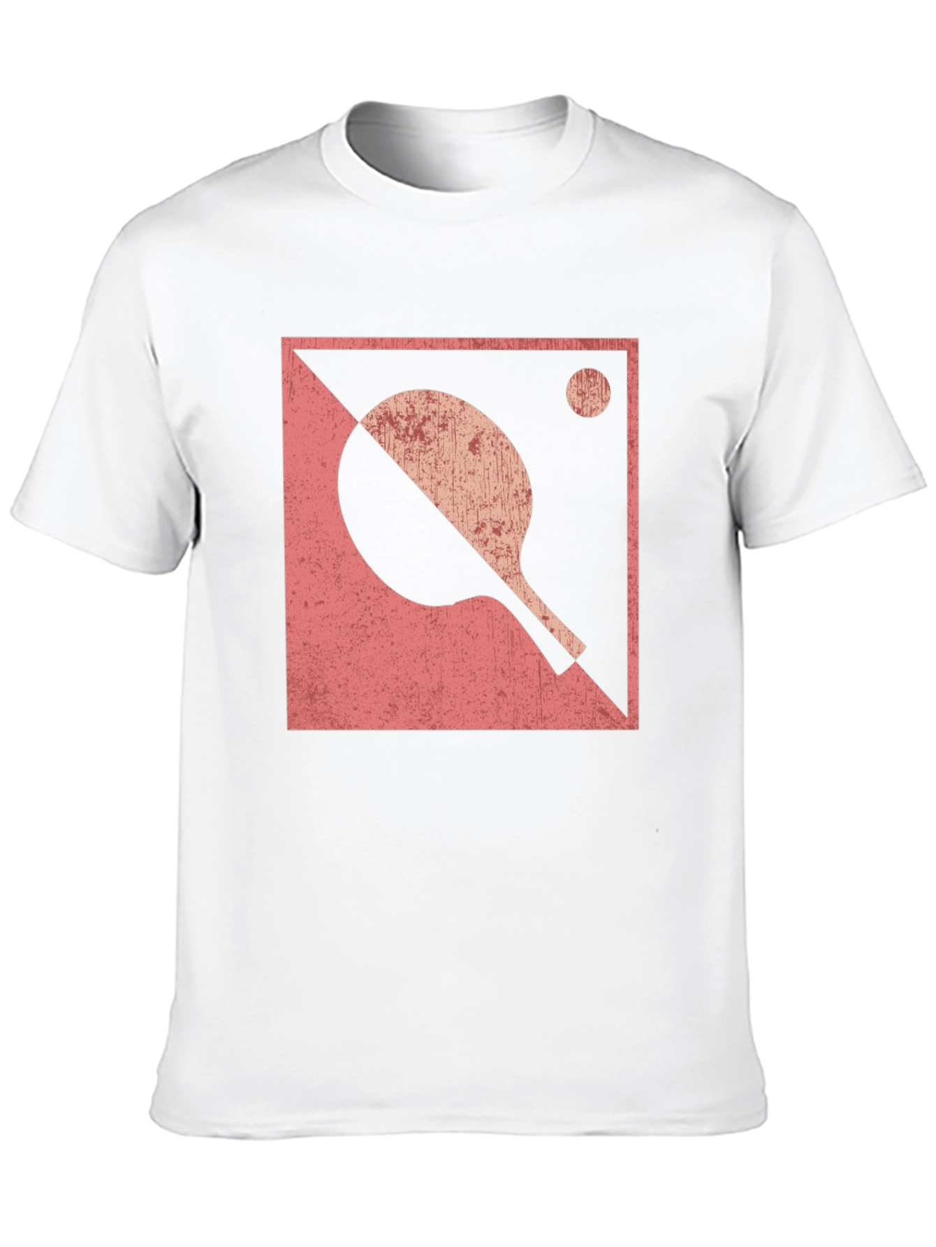 Ping Pong Paddle Graphic Tee - Black