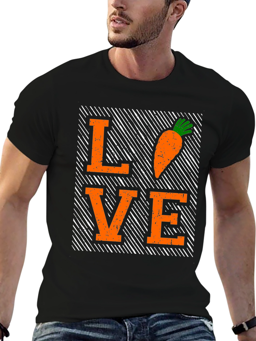 Love Carrot Graphic Tee - Easter Rabbit T-Shirt