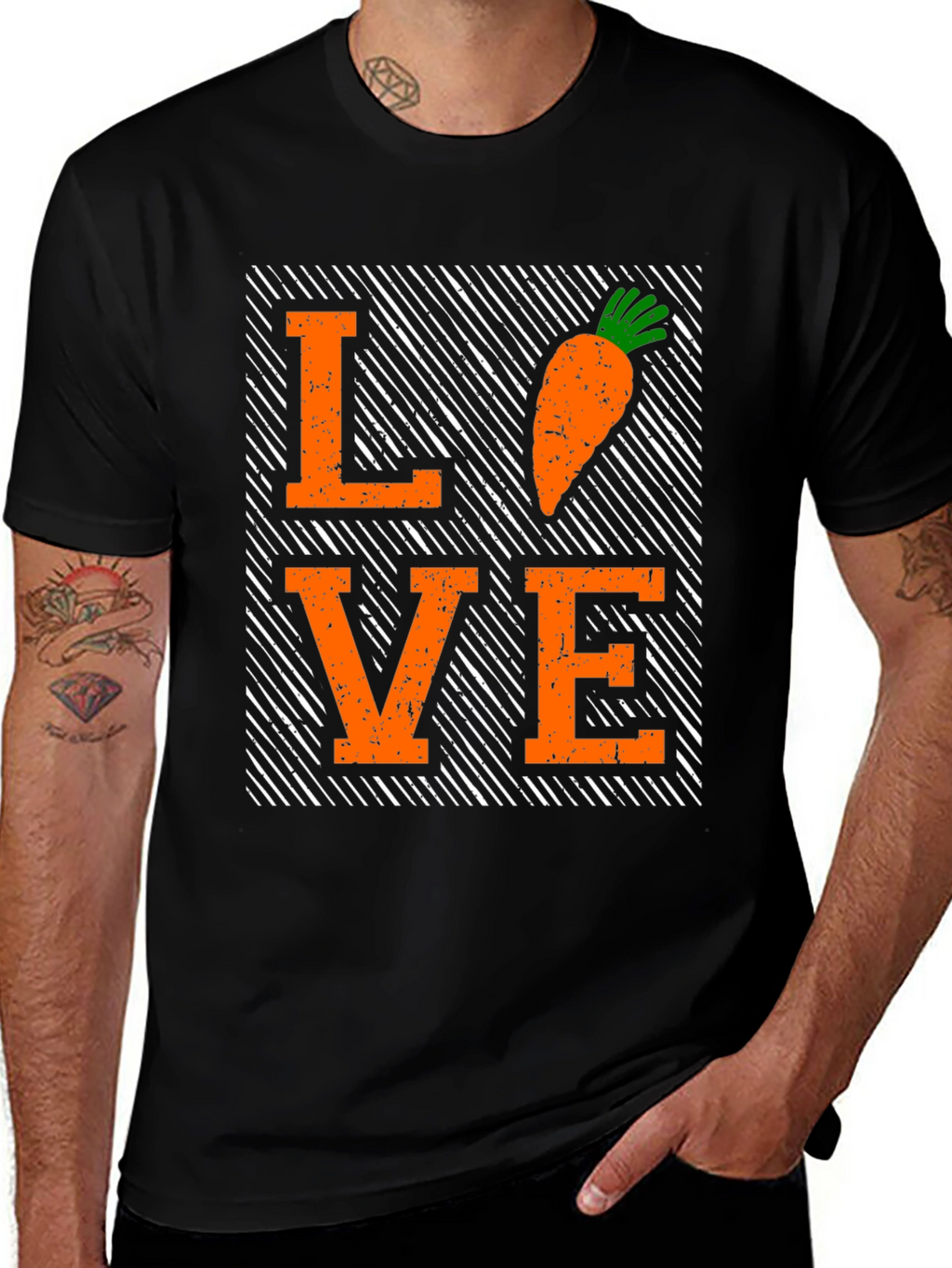 Love Carrot Graphic Tee - Easter Rabbit T-Shirt