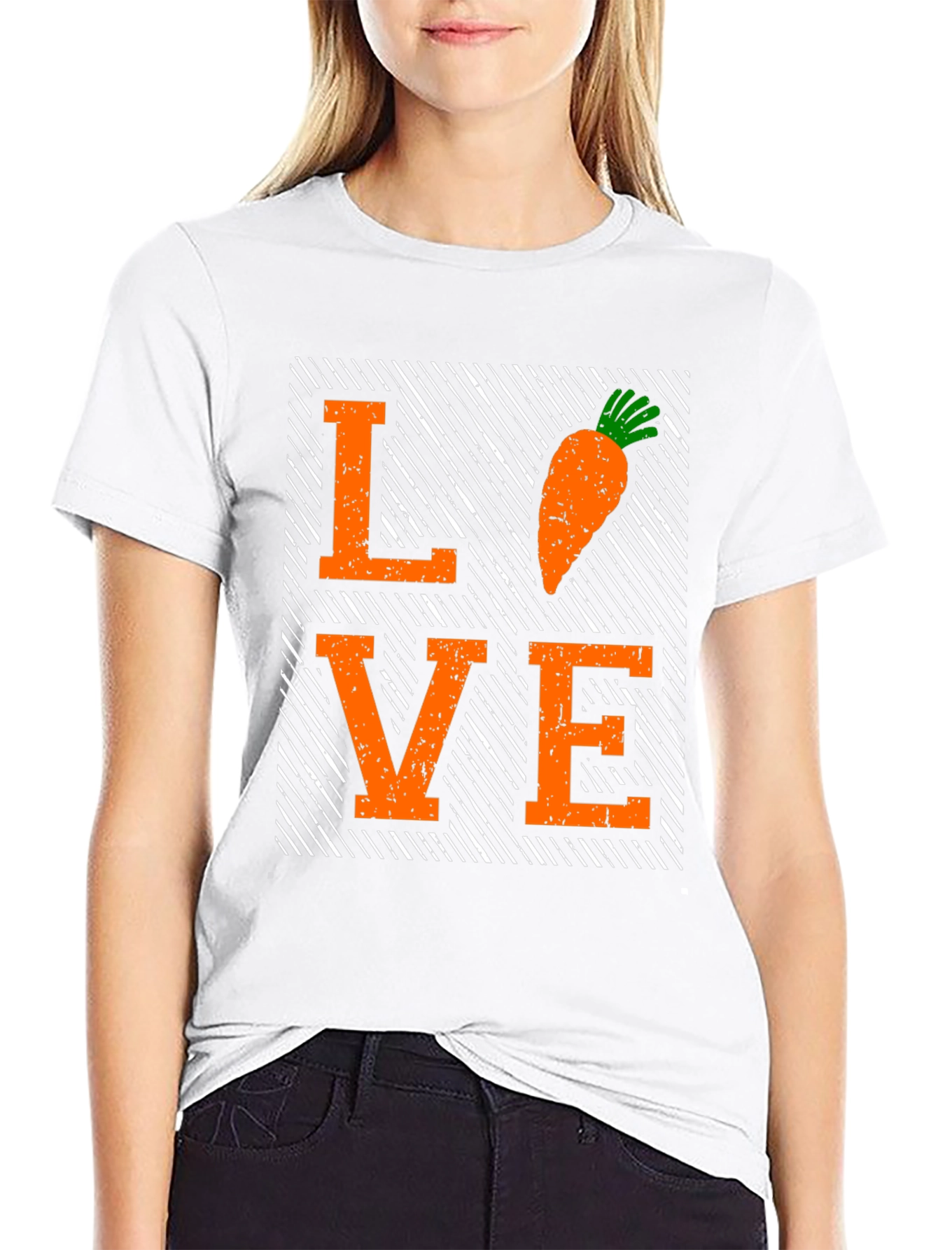 Love Carrot Graphic Tee - Easter Rabbit T-Shirt