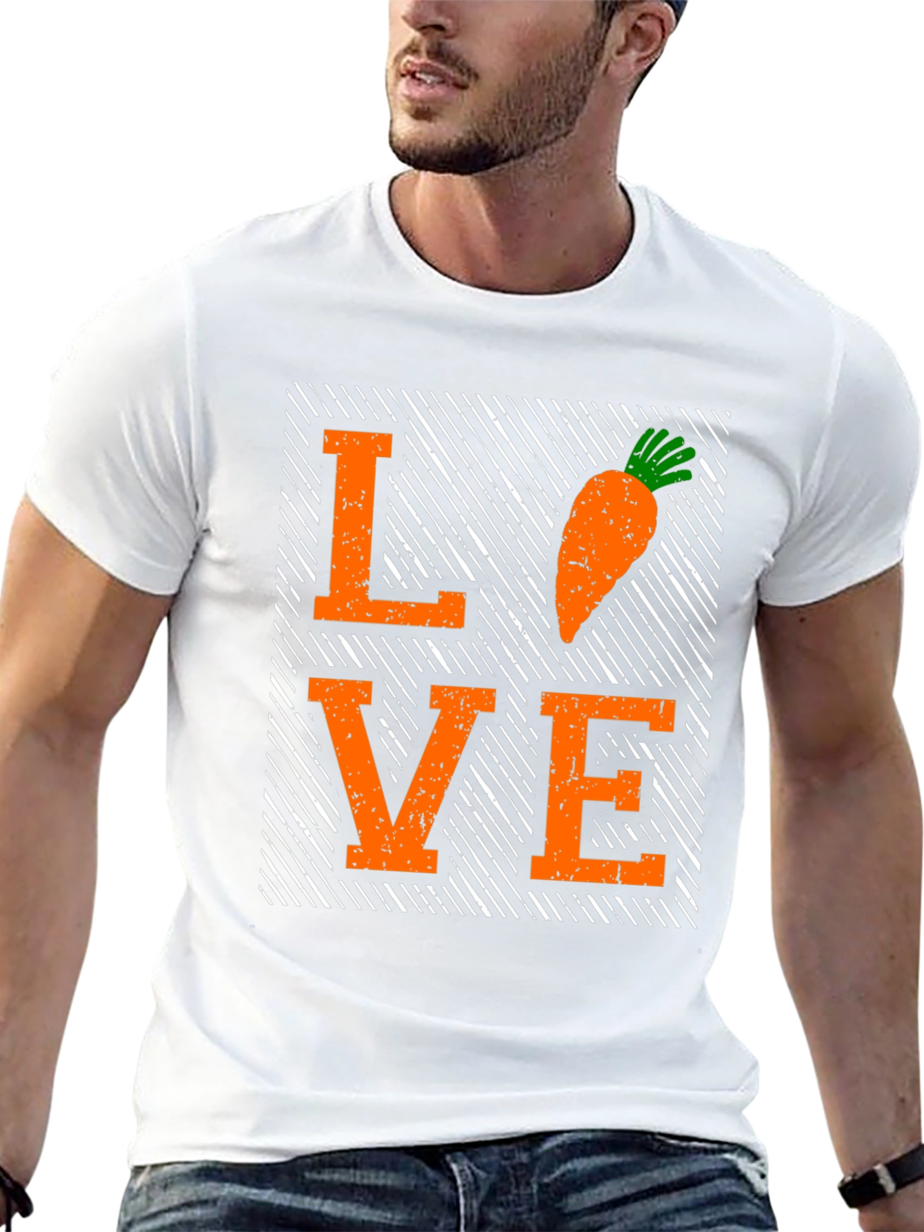Love Carrot Graphic Tee - Easter Rabbit T-Shirt