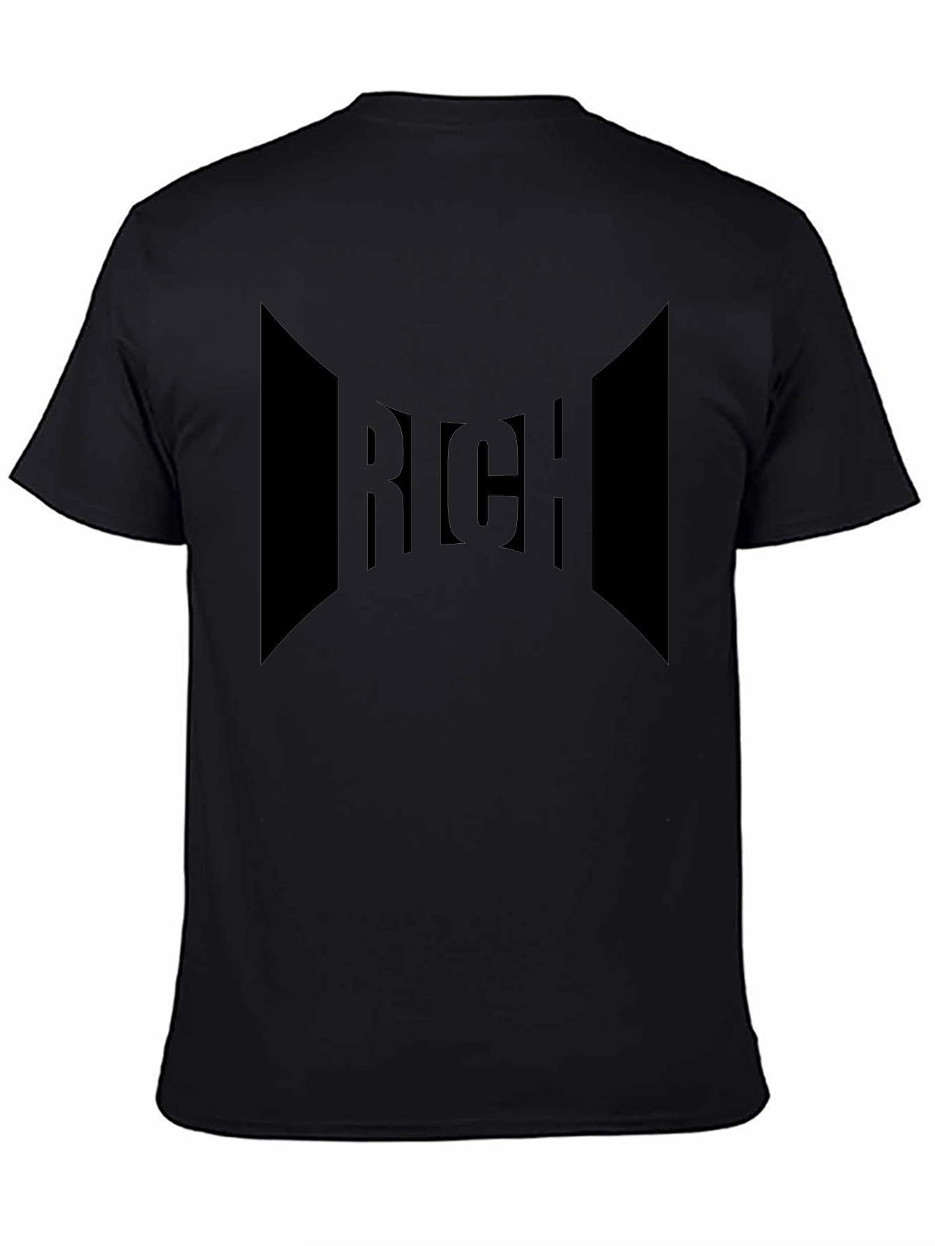 Rich Graphic Tee - Bold Black