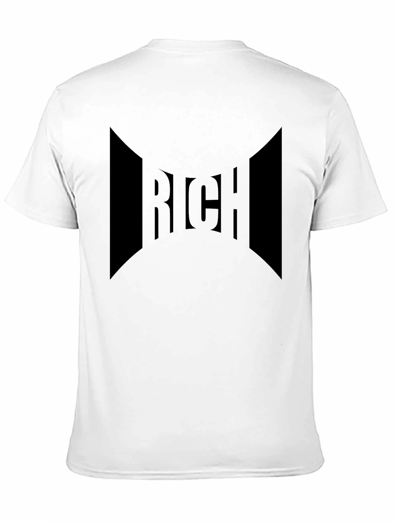 Rich Graphic Tee - Bold Black