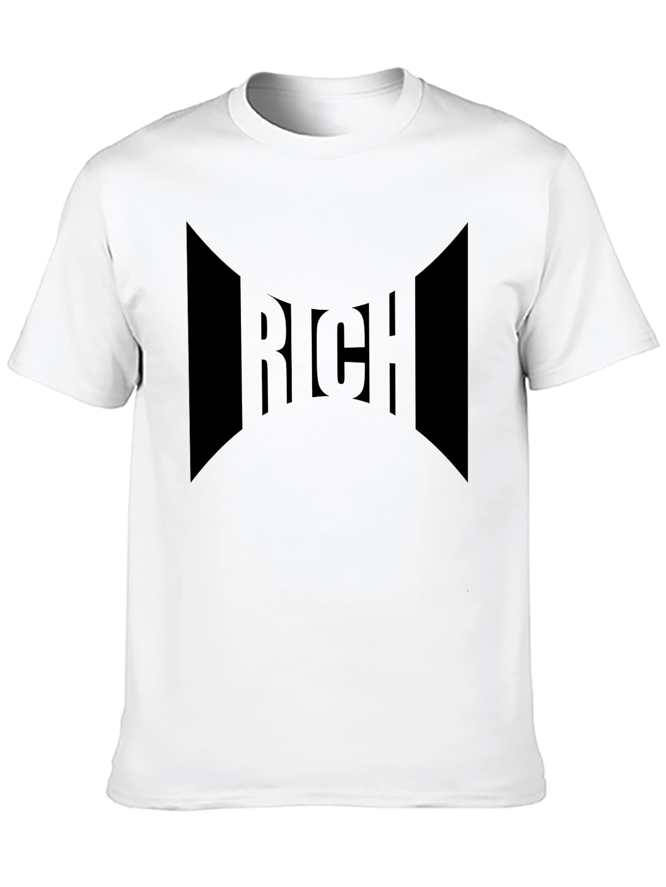 Rich Graphic Tee - Bold Black