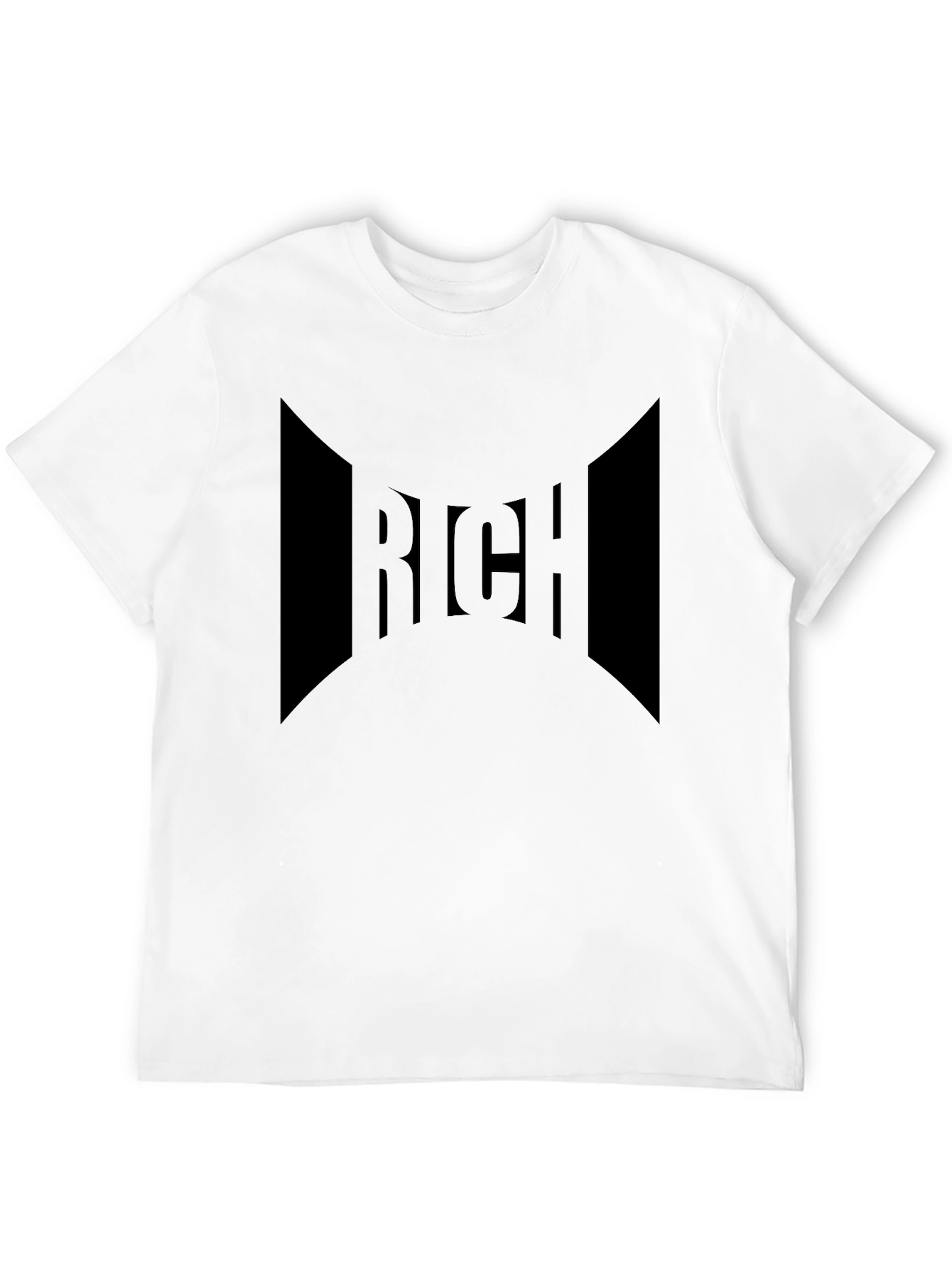 Rich Graphic Tee - Bold Black