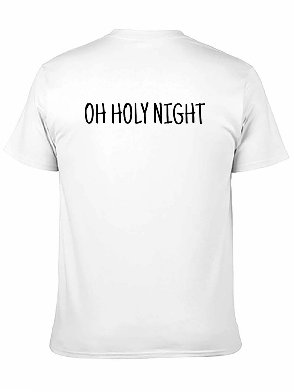 Oh Holy Night Graphic Tee - Black Holiday T-Shirt