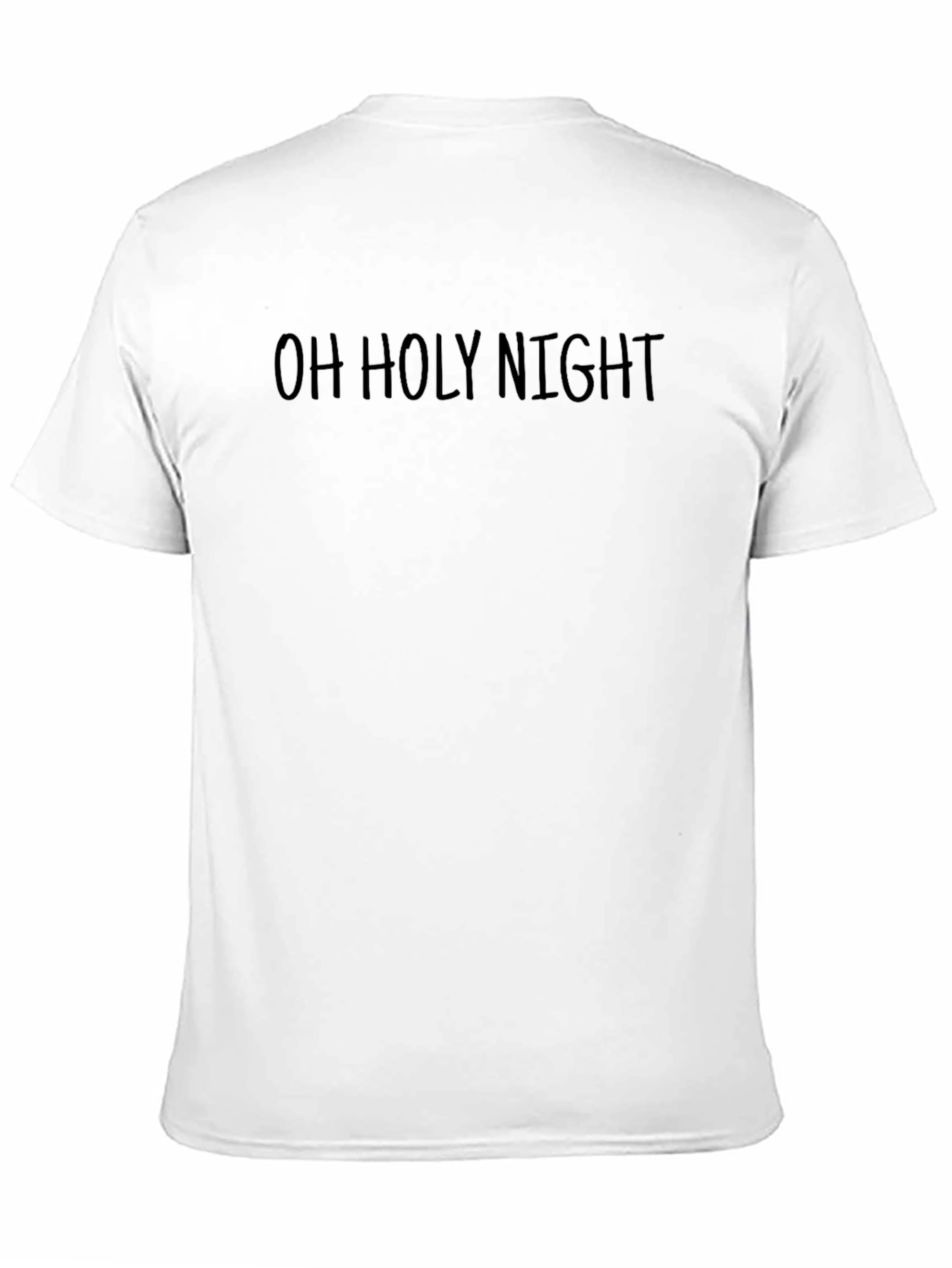 Oh Holy Night Graphic Tee - Black Holiday T-Shirt