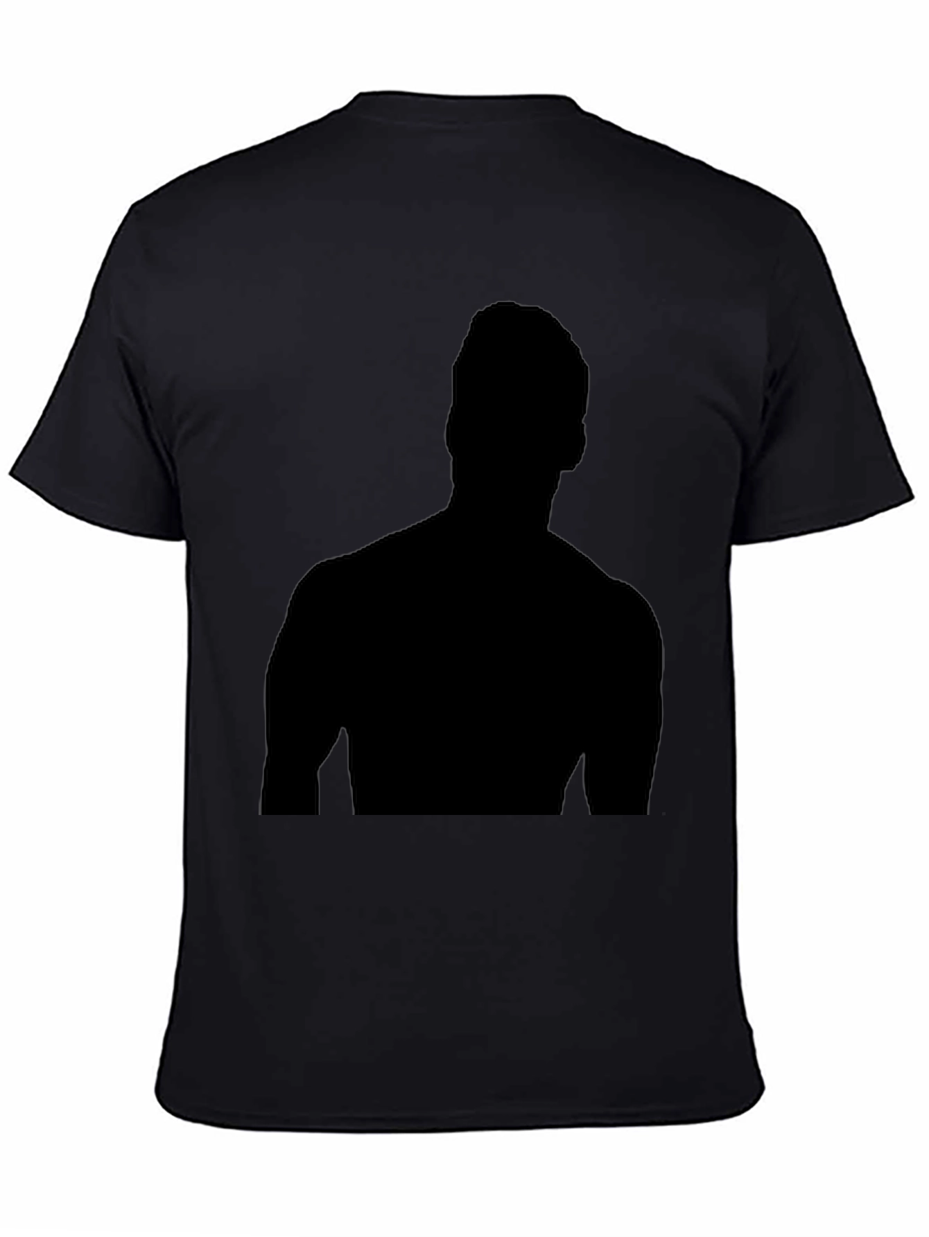 Black Silhouette Graphic Tee - Mens Short Sleeve