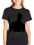 Black Silhouette Graphic Tee - Mens Short Sleeve