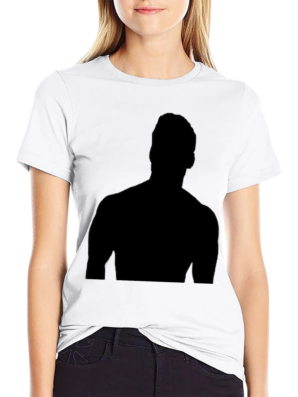 Black Silhouette Graphic Tee - Mens Short Sleeve