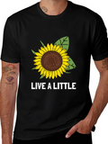 Live a Little Sunflower Graphic Tee