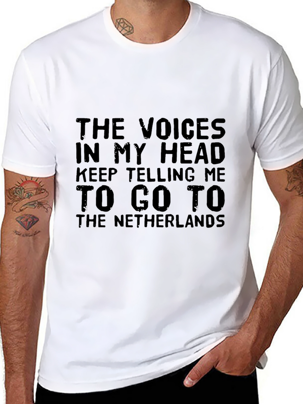 Netherlands Calling Novelty Graphic Tee