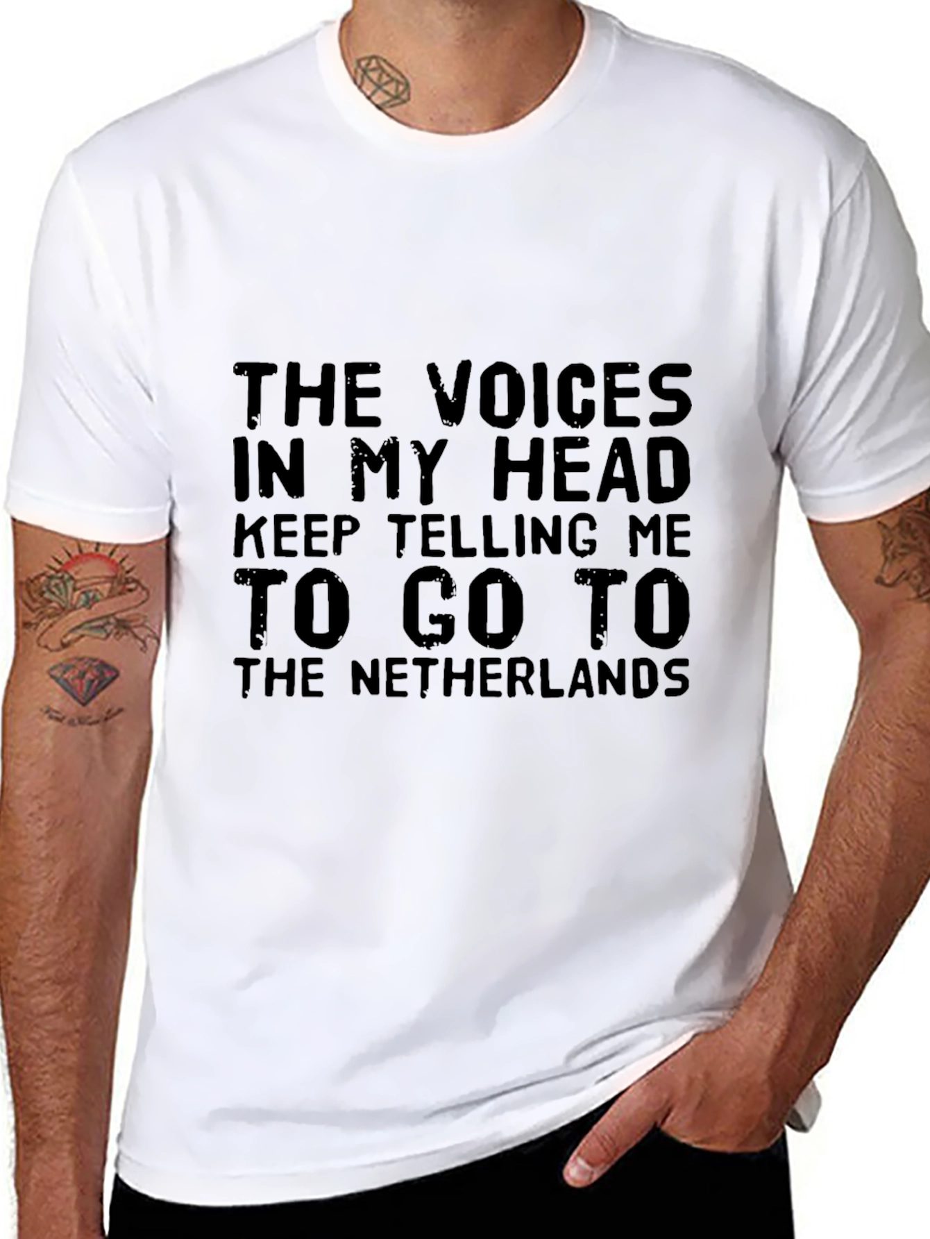 Netherlands Calling Novelty Graphic Tee