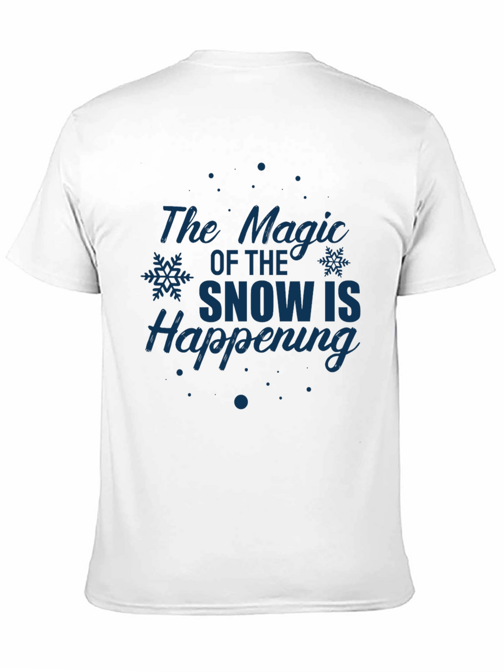 Magic of Snow Graphic Tee - Holiday Season Apparel