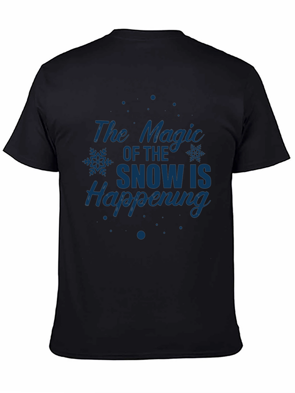 Magic of Snow Graphic Tee - Holiday Season Apparel