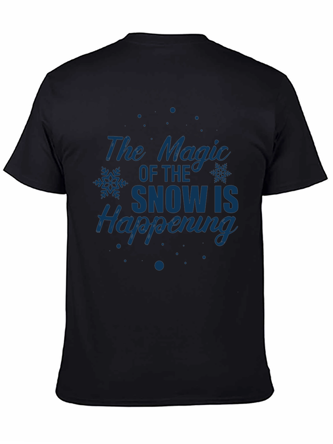 Magic of Snow Graphic Tee - Holiday Season Apparel