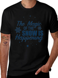 Magic of Snow Graphic Tee - Holiday Season Apparel