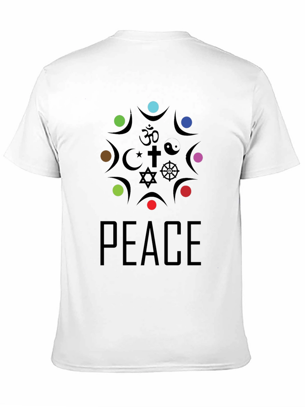 Unity Peace T-Shirt - Religious Symbol Design