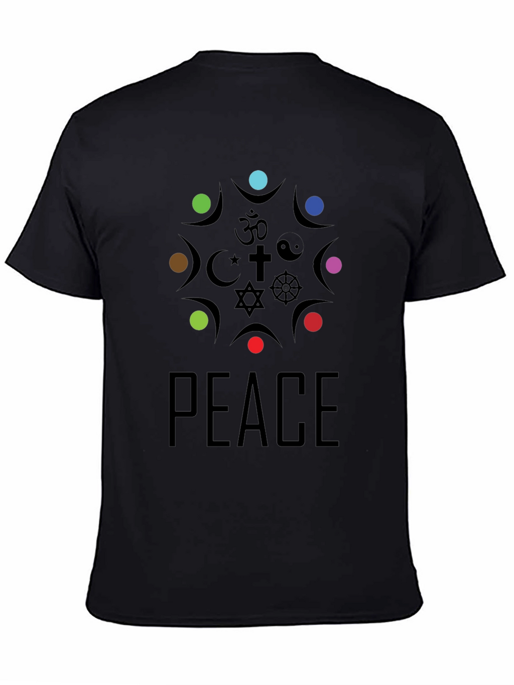Unity Peace T-Shirt - Religious Symbol Design