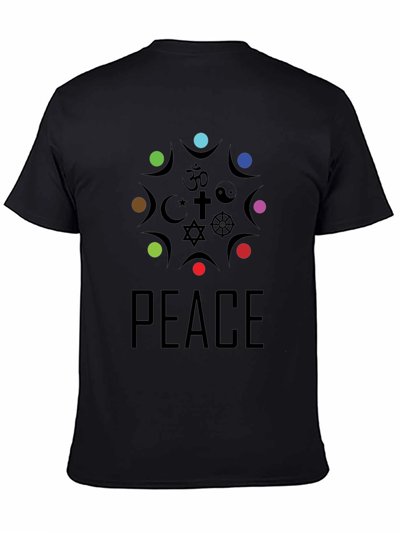 Unity Peace T-Shirt - Religious Symbol Design