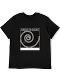 Feeling Dizzy Graphic Tee - Unique Spiral Design