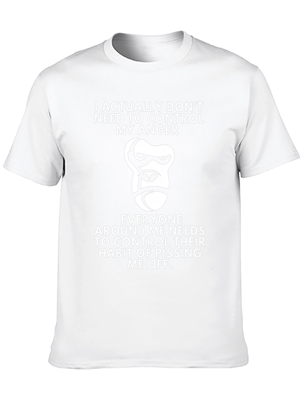 Funny Gorilla Graphic T-Shirt - Anger Management