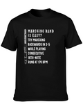 Marching Band Music Humor T-Shirt