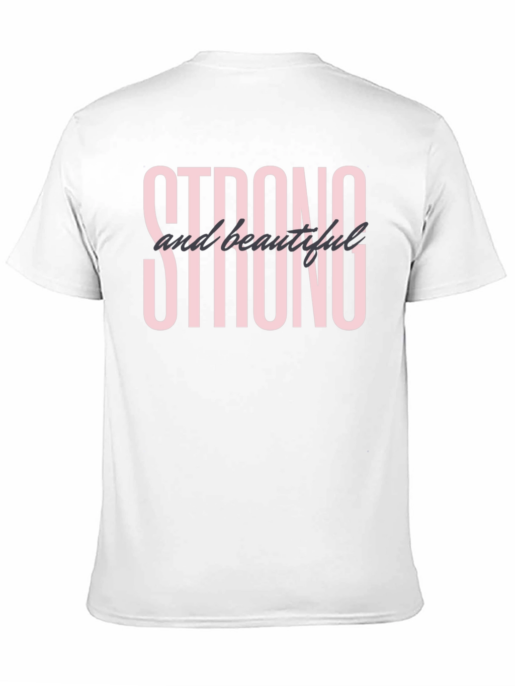 Strong & Beautiful Graphic Tee - Black