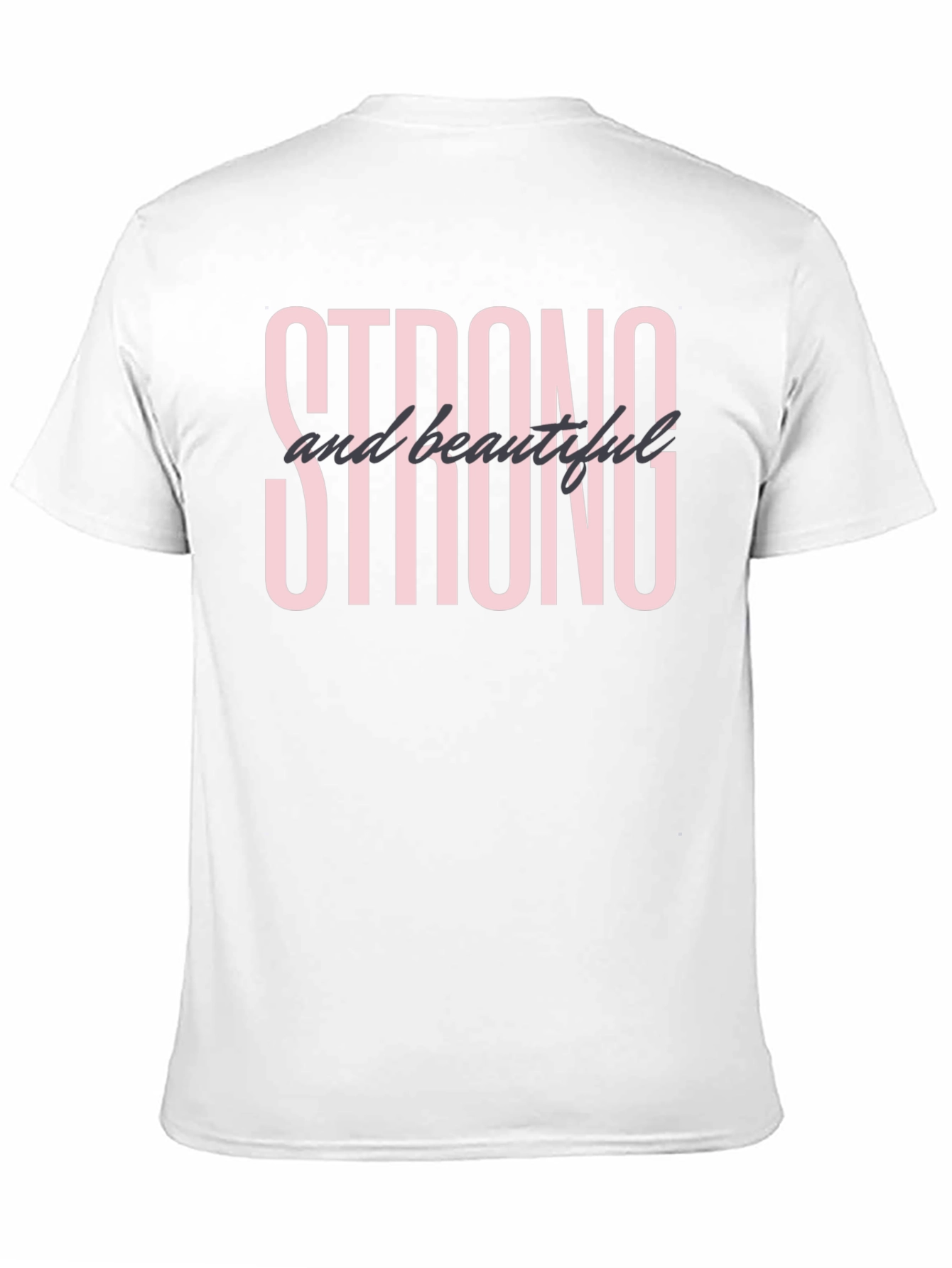Strong & Beautiful Graphic Tee - Black