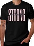 Strong & Beautiful Graphic Tee - Black