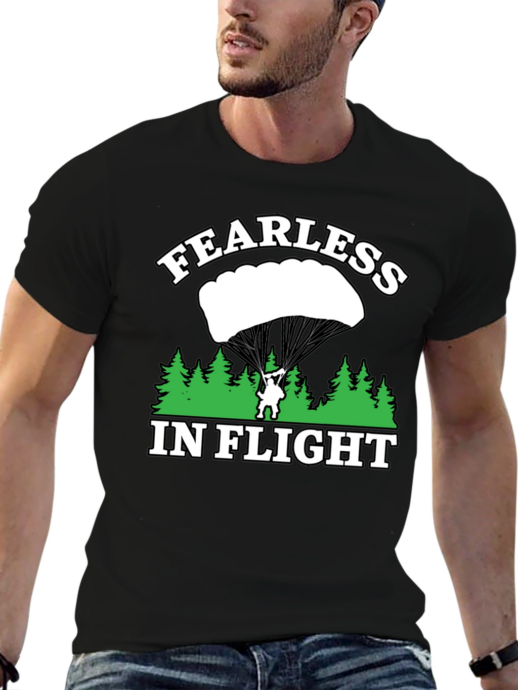 Fearless In Flight Parachute T-Shirt