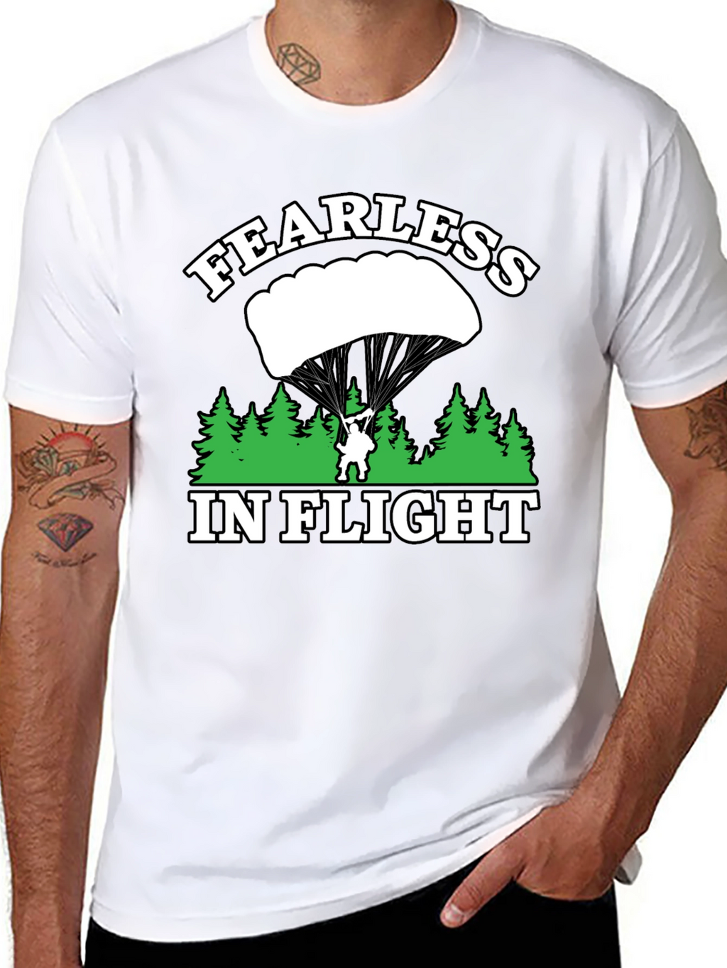 Fearless In Flight Parachute T-Shirt