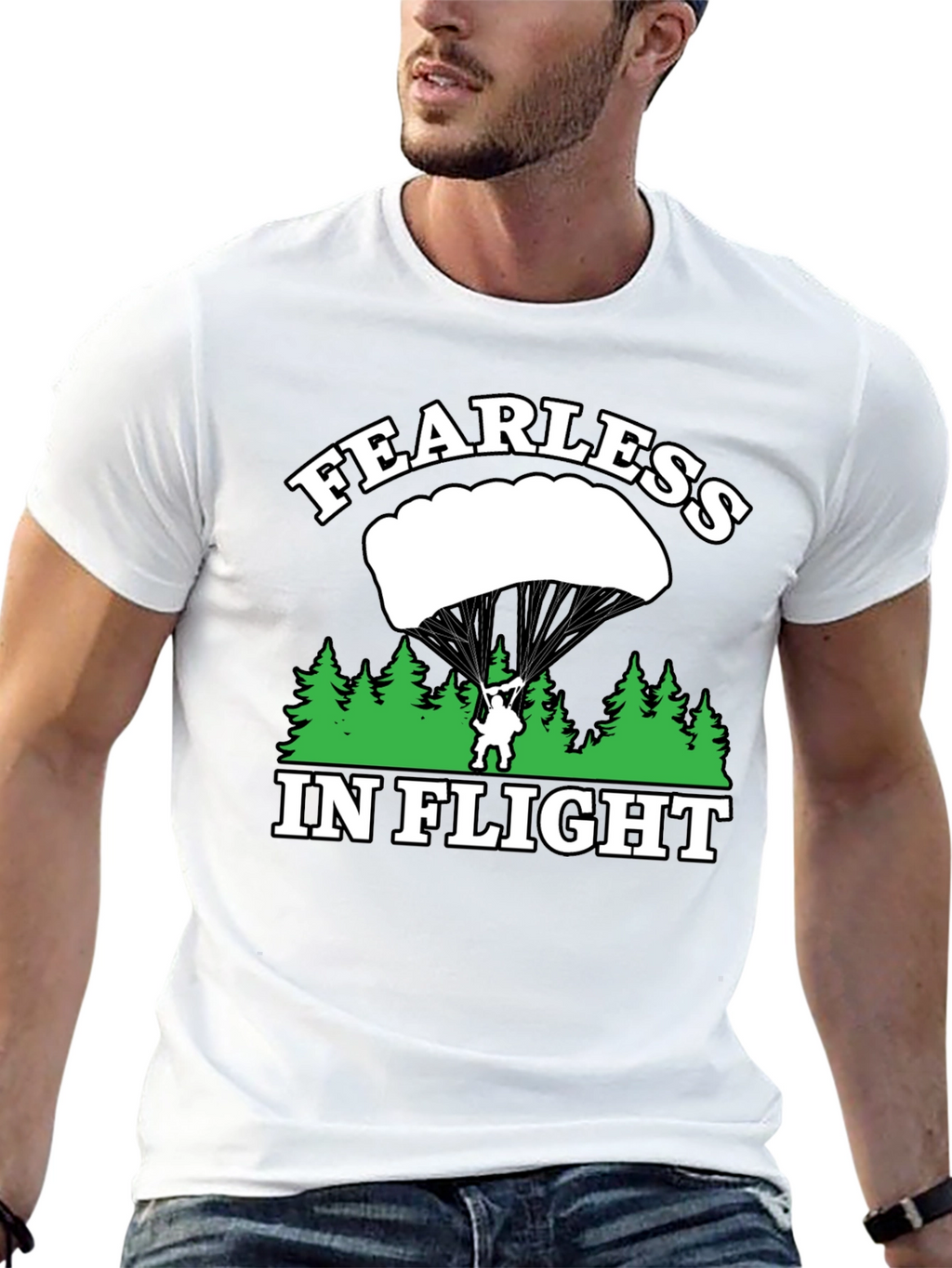 Fearless In Flight Parachute T-Shirt