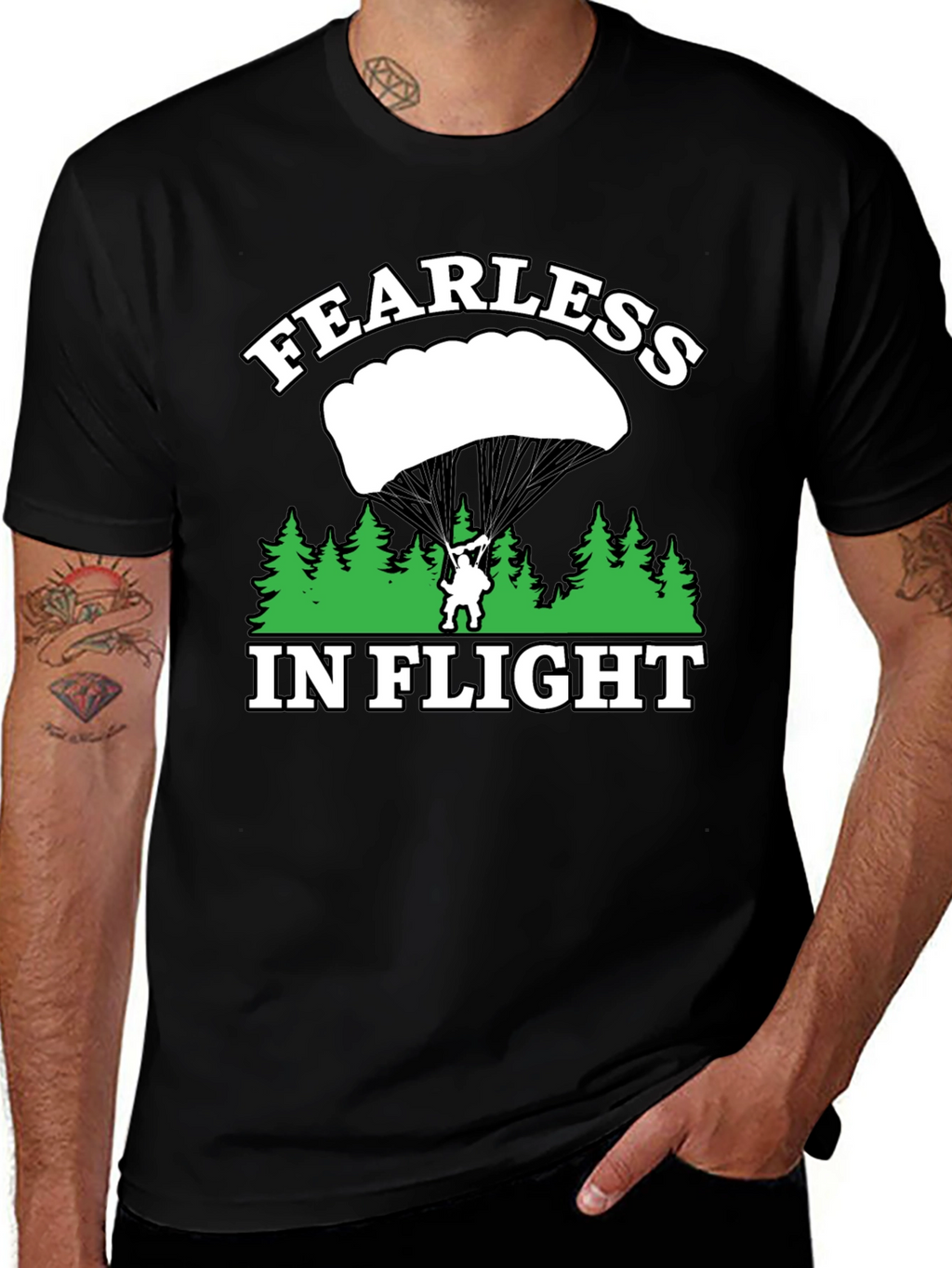 Fearless In Flight Parachute T-Shirt