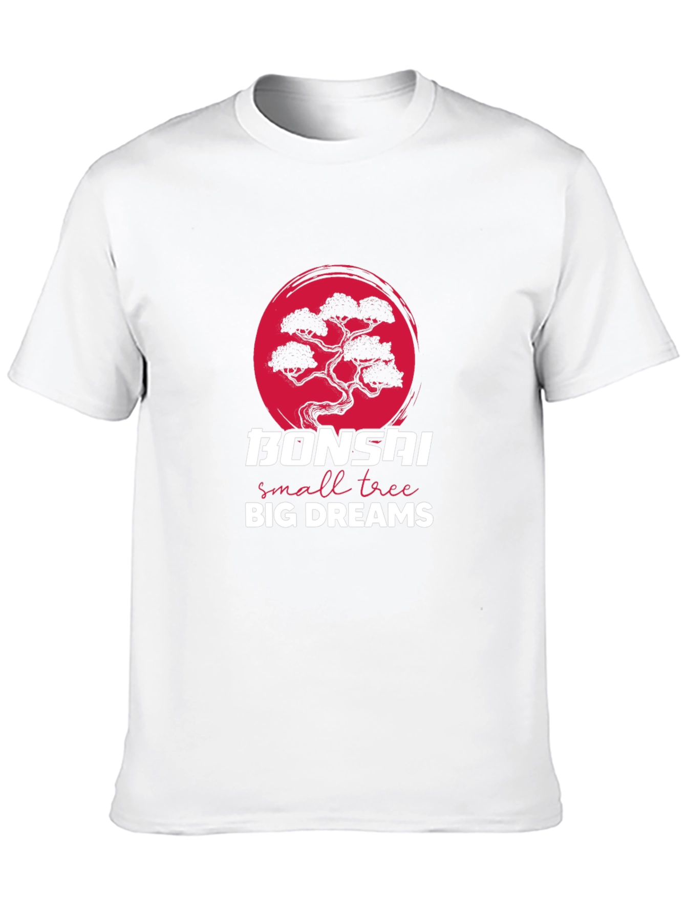 Bonsai Tree Graphic T-Shirt - Small Tree Big Dreams