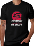 Bonsai Tree Graphic T-Shirt - Small Tree Big Dreams