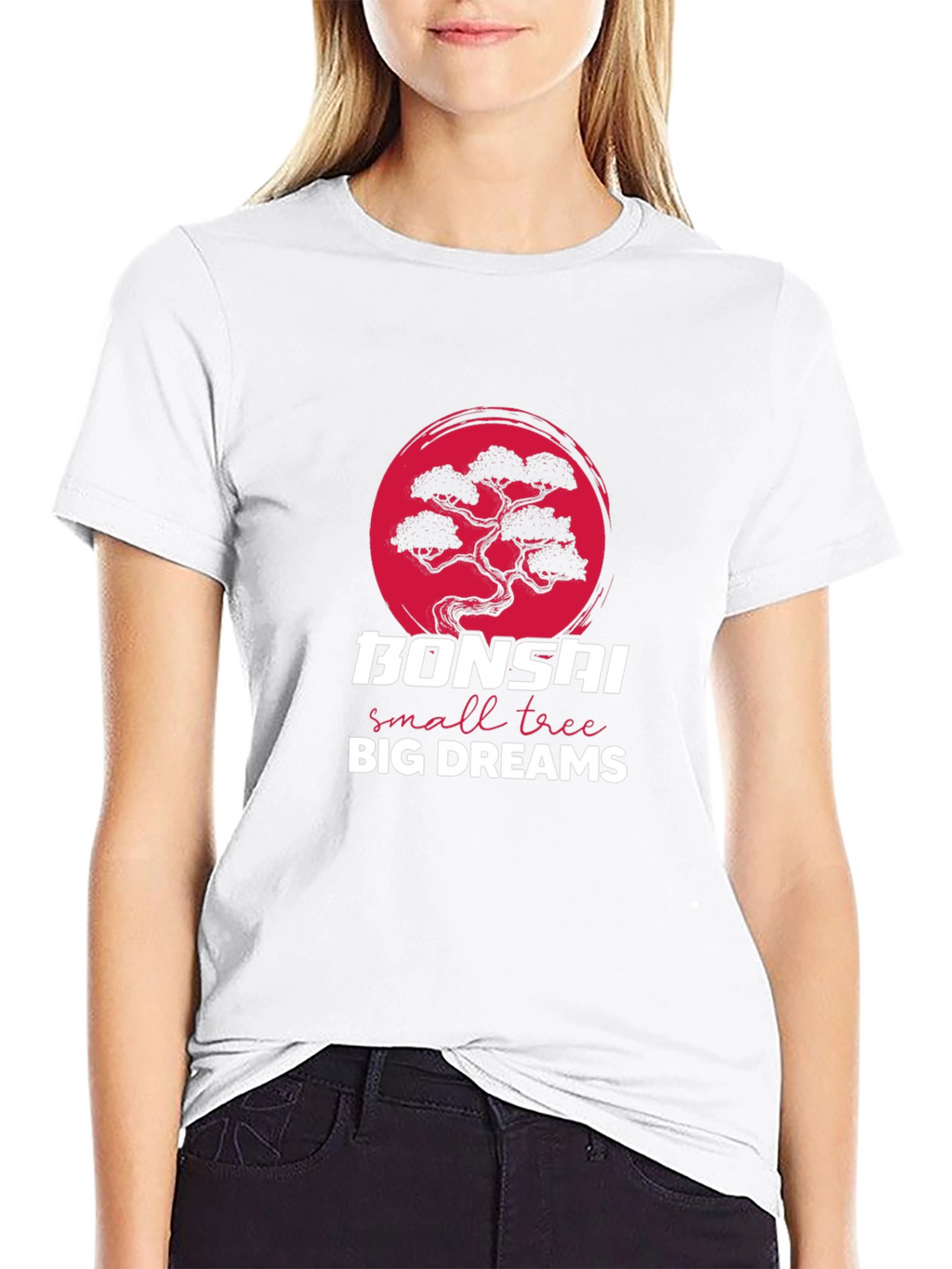 Bonsai Tree Graphic T-Shirt - Small Tree Big Dreams