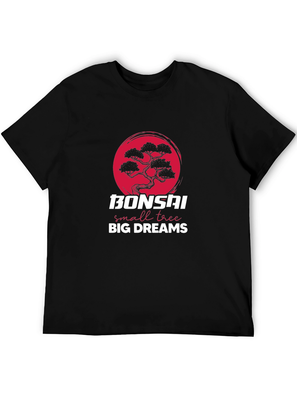 Bonsai Tree Graphic T-Shirt - Small Tree Big Dreams