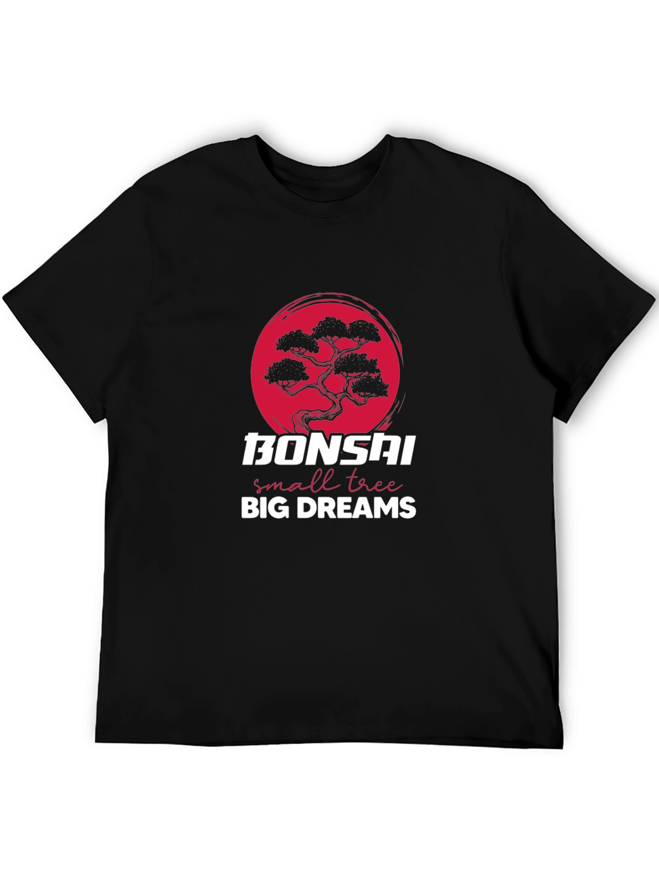 Bonsai Tree Graphic T-Shirt - Small Tree Big Dreams