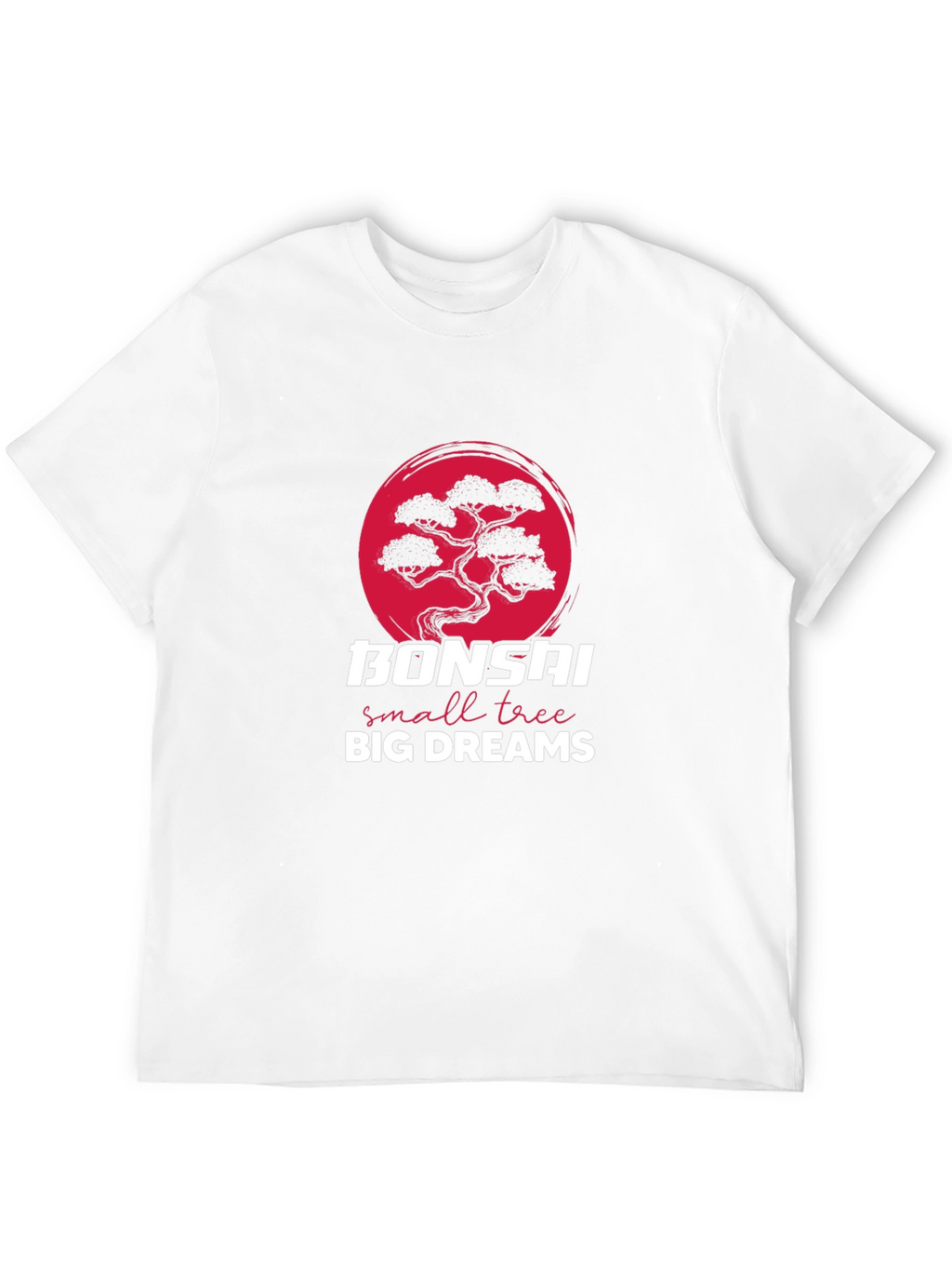 Bonsai Tree Graphic T-Shirt - Small Tree Big Dreams