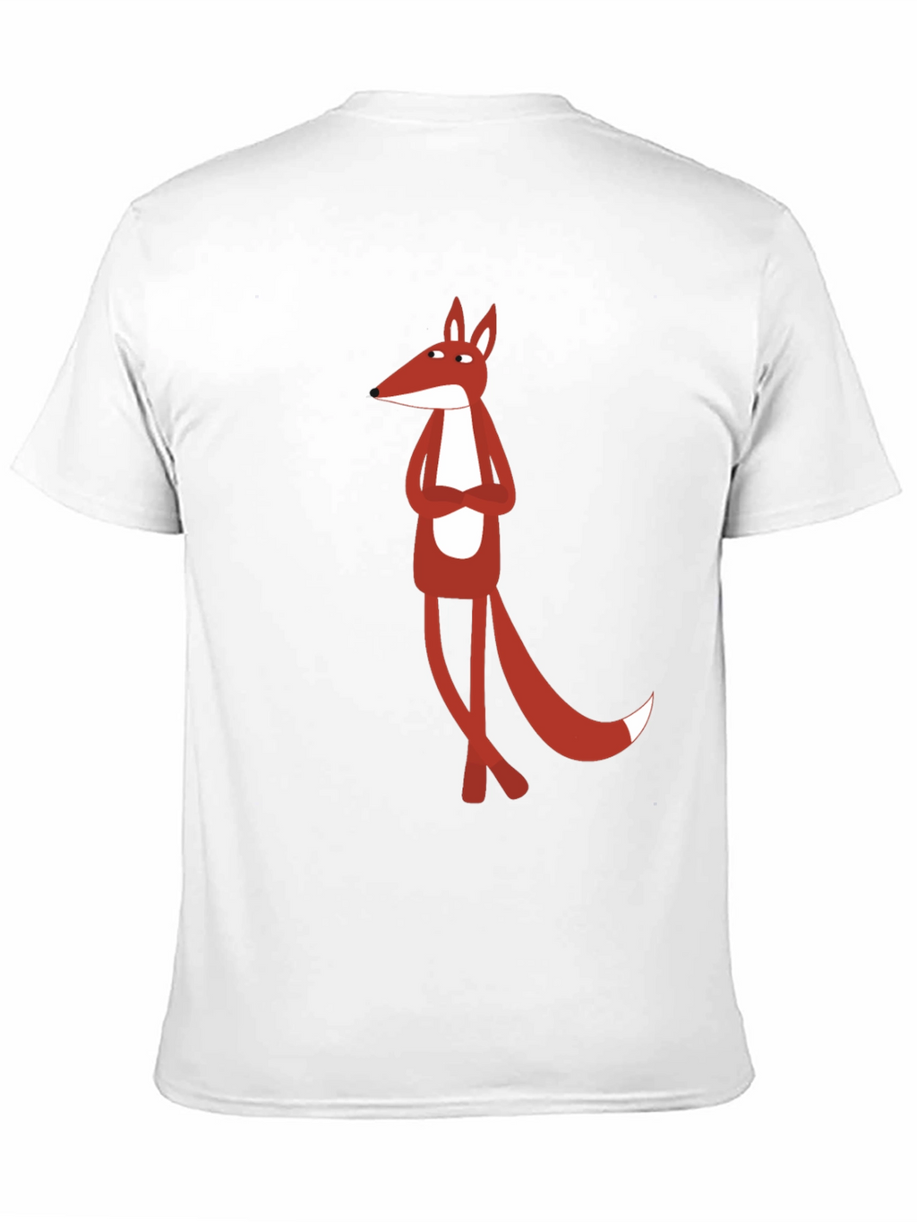 Cool Fox Graphic Tee - Black Cotton T-Shirt