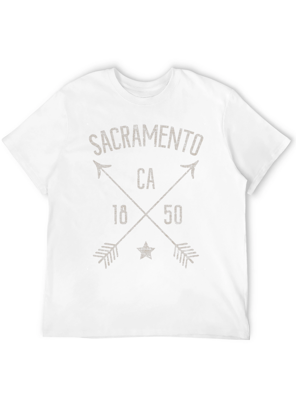 Sacramento CA T-Shirt - Crossed Arrows Design