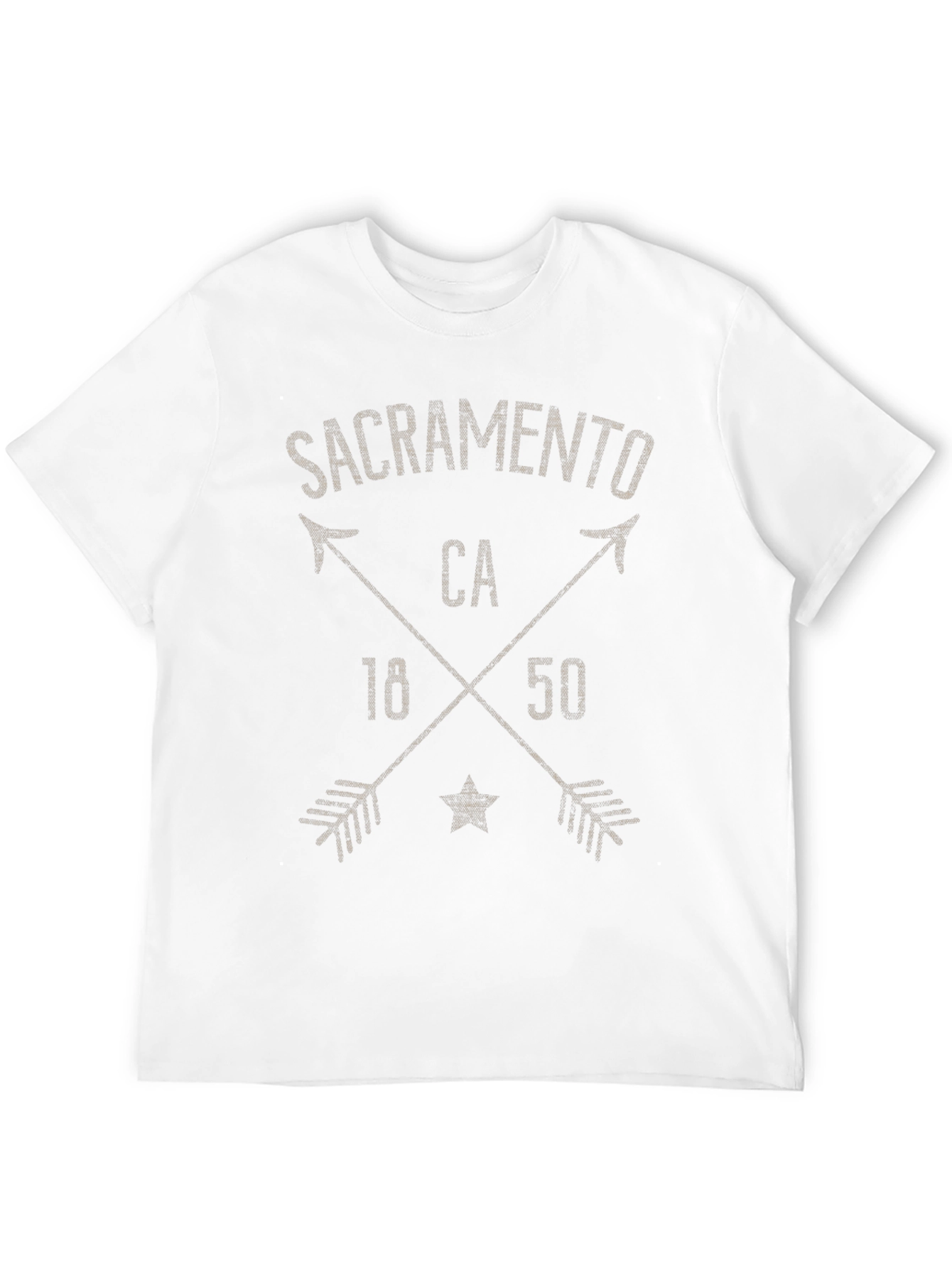 Sacramento CA T-Shirt - Crossed Arrows Design