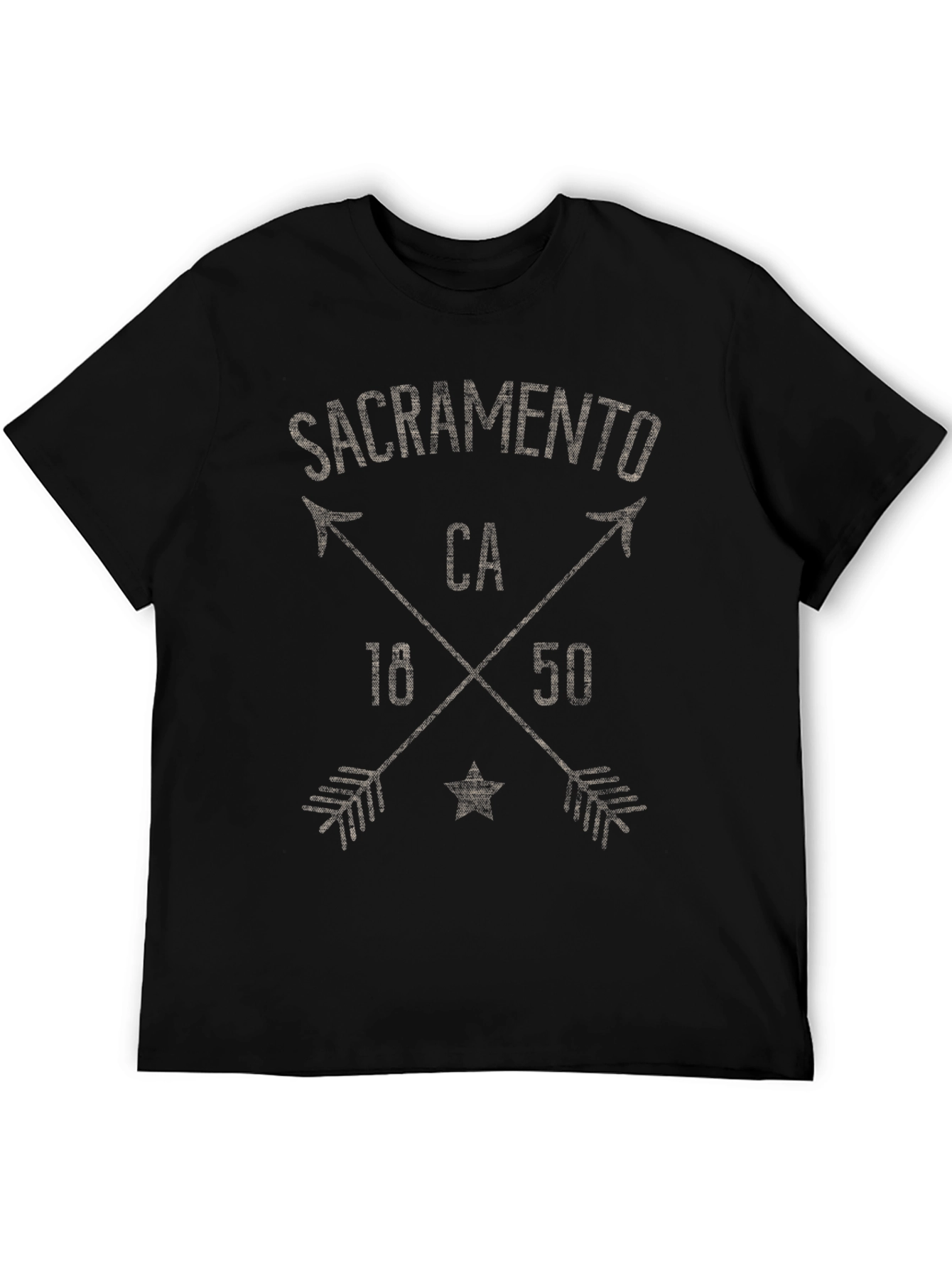 Sacramento CA T-Shirt - Crossed Arrows Design