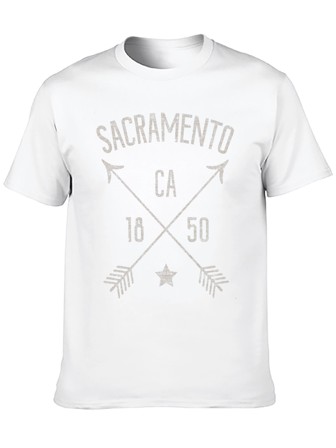 Sacramento CA T-Shirt - Crossed Arrows Design