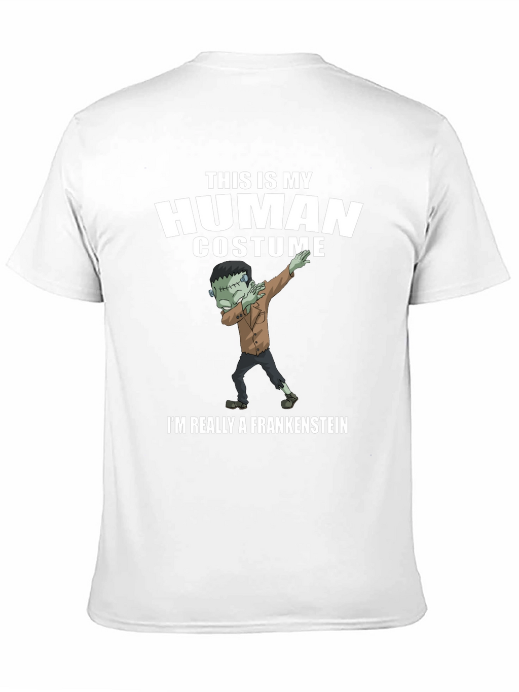 Funny Frankenstein Human Costume Graphic Tee